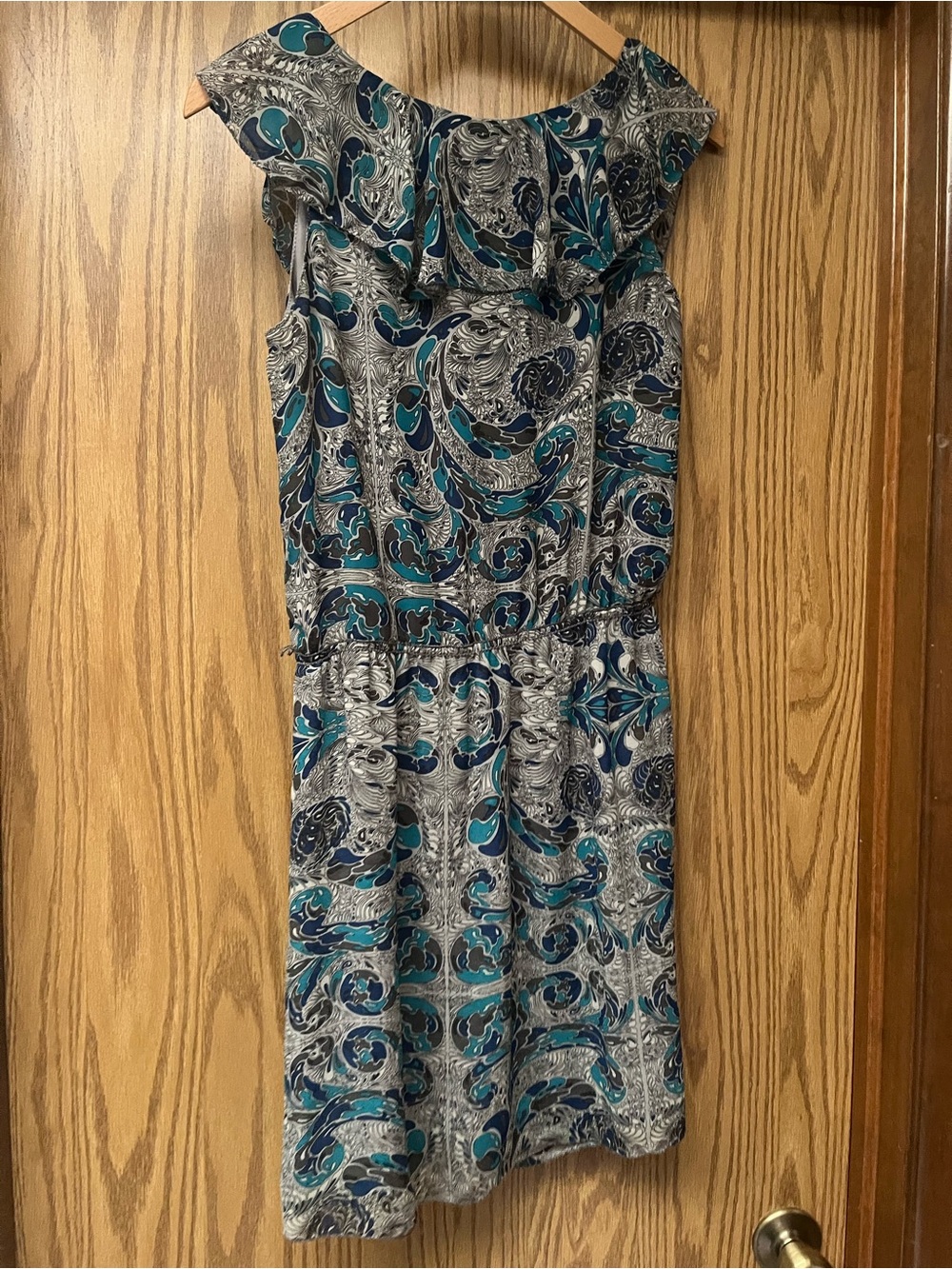 Max Studio Ruffle-Bust Mini Dress Size Small - Picture 2 of 7